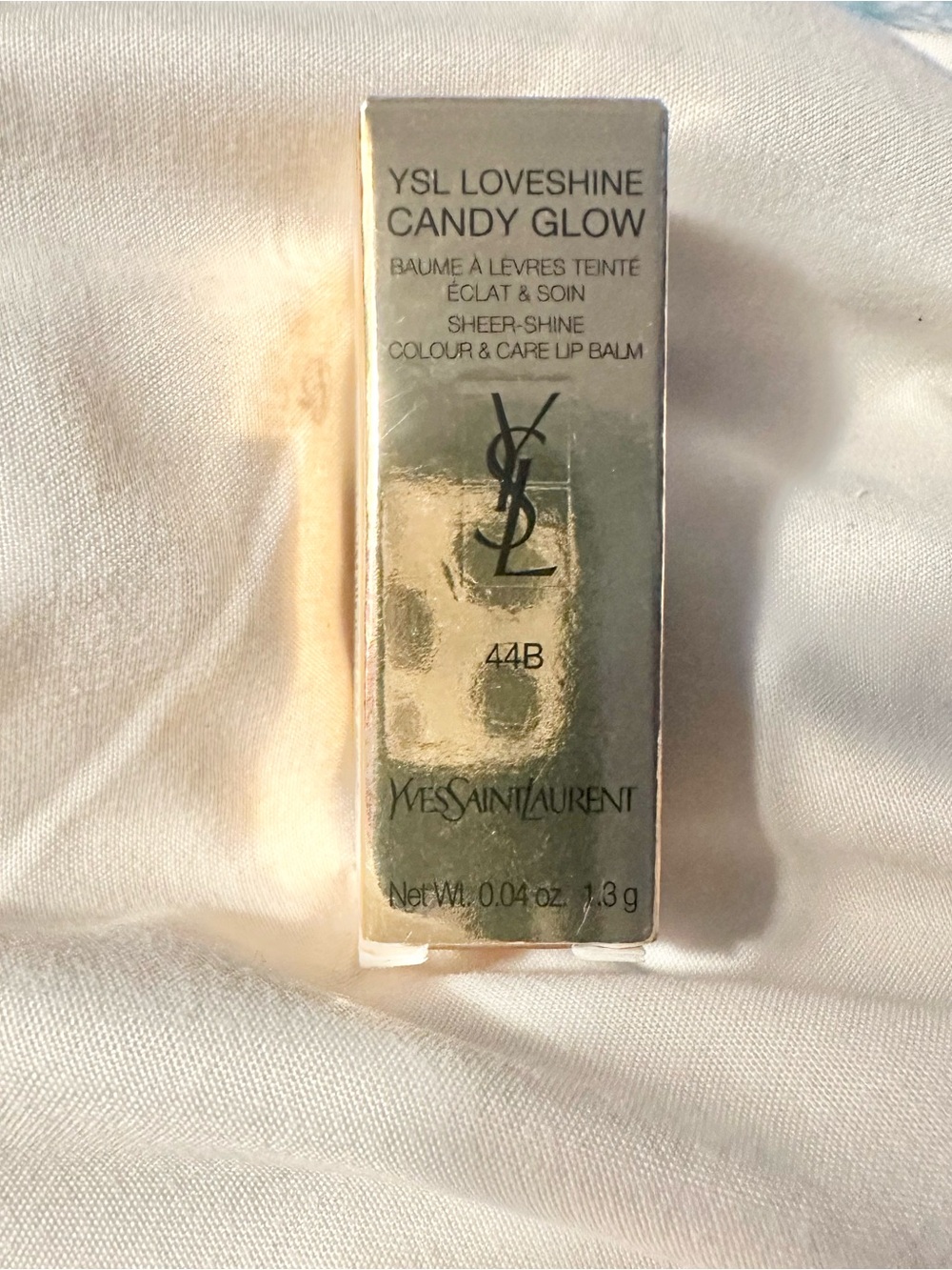 YSL Loveshine Candy Glow Lip Balm 44B - Sheer Pink Gloss Sample